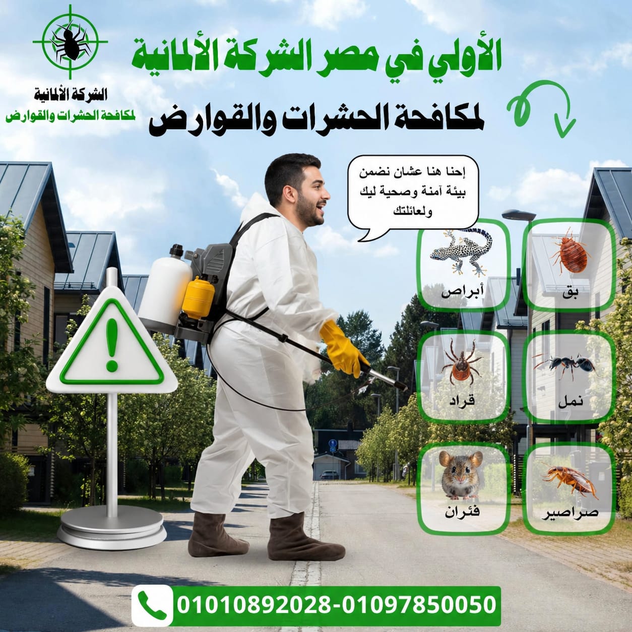 الشركة الأولى في مصر لمكافحة الحشرات والقوارض